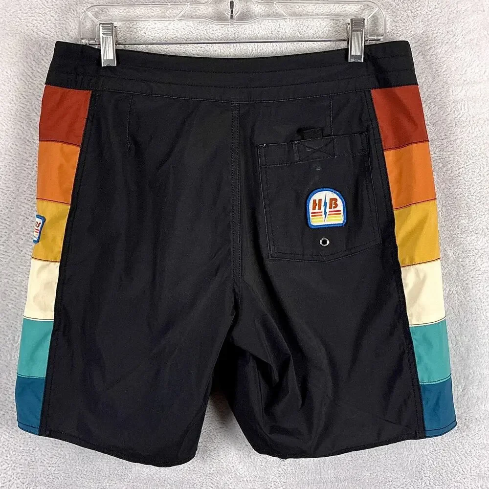 Howler Bros Board Shorts Mens 32 Multicolor Drawstring Preppy Classic Summer Y2K